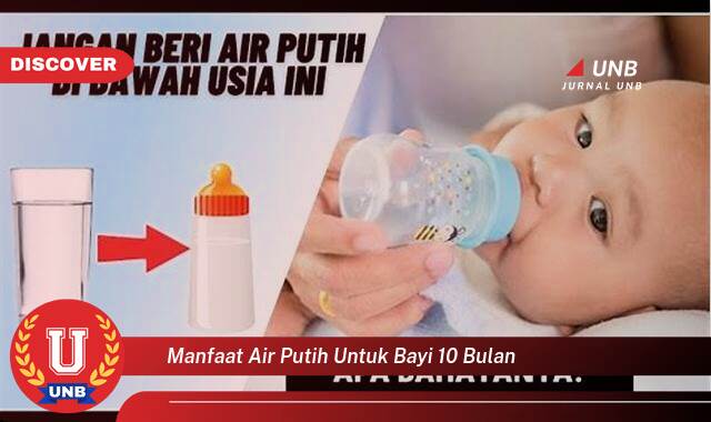 Inilah 9 Manfaat manfaat air putih untuk bayi 10 bulan yang Wajib kamu ketahui