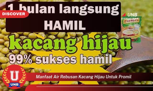 Inilah 9 Manfaat manfaat air rebusan kacang hijau untuk promil yang Bikin Kamu Penasaran