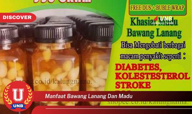 Temukan 10 Manfaat Bawang Lanang Madu yang Tak Semua Orang Tau