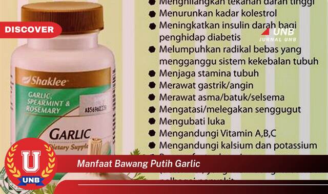 8 Manfaat manfaat bawang putih garlic yang Wajib Kamu Intip