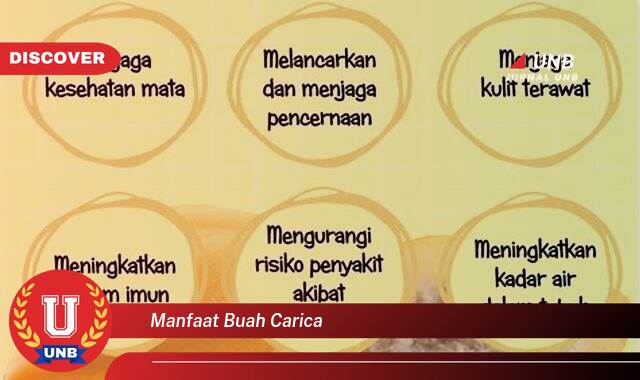 Temukan 10 Manfaat Buah Carica untuk Kesehatan, Kecantikan, dan Lainnya