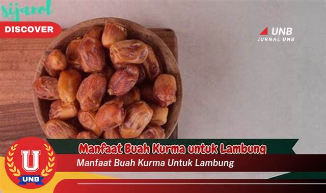 Temukan 8 Manfaat Buah Kurma untuk Kesehatan Lambung Anda