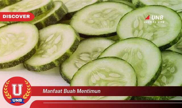 Temukan 9 Manfaat Buah Mentimun untuk Kesehatan, Kecantikan, dan Lainnya