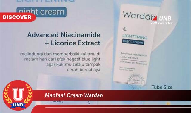 8 Manfaat manfaat cream wardah yang Wajib Kamu Intip