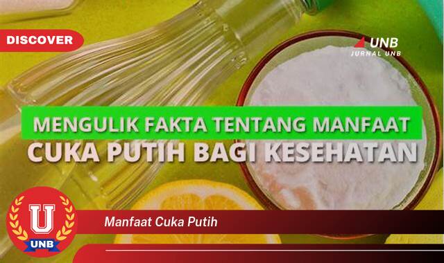 Ketahui 10 Manfaat manfaat cuka putih yang Wajib kamu ketahui
