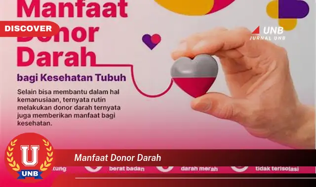 manfaat donor darah