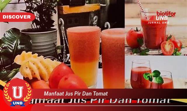 Inilah 8 Manfaat manfaat jus pir dan tomat yang tidak Semua Orang Tau