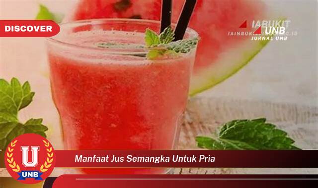 Temukan 8 Manfaat manfaat jus semangka untuk pria yang tidak Semua Orang Tau