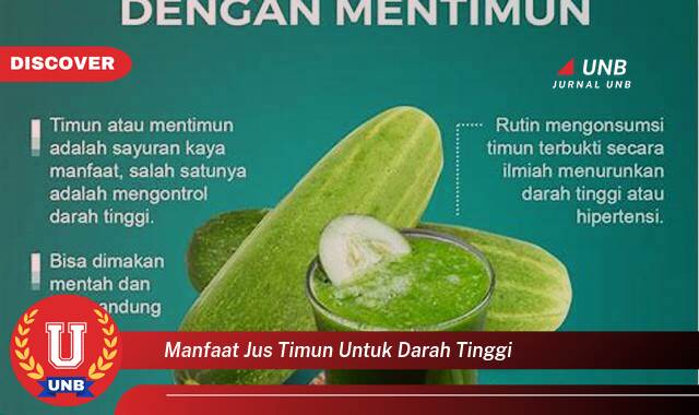 8 Manfaat jus timun untuk darah tinggi yang Wajib kamu ketahui