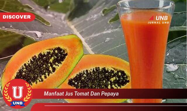 Inilah 8 Manfaat manfaat jus tomat dan pepaya yang Wajib kamu ketahui