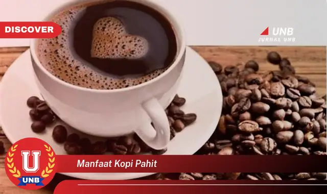 manfaat kopi pahit