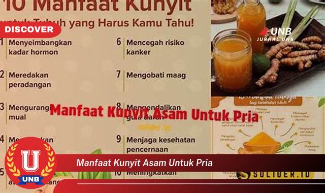 Inilah 9 Manfaat Kunyit Asam untuk Pria yang Wajib Kamu Ketahui