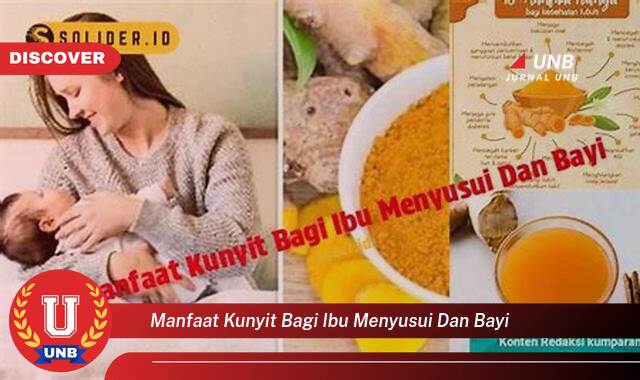 Ketahui 10 Manfaat manfaat kunyit bagi ibu menyusui dan bayi yang Bikin Kamu Penasaran