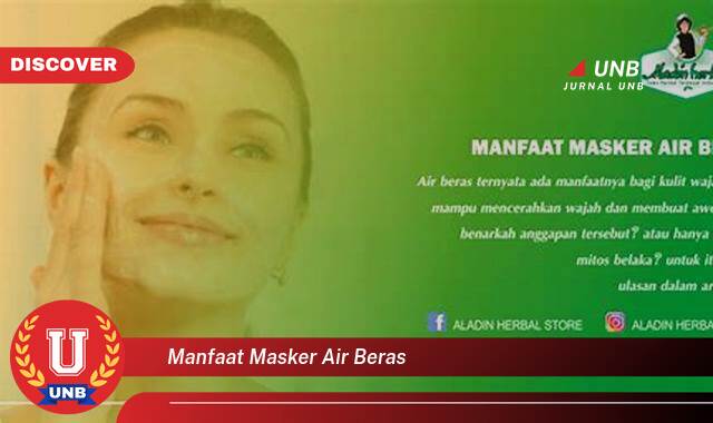 Temukan 7 Manfaat Masker Air Beras yang Tak Semua Orang Tahu