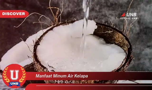 manfaat minum air kelapa