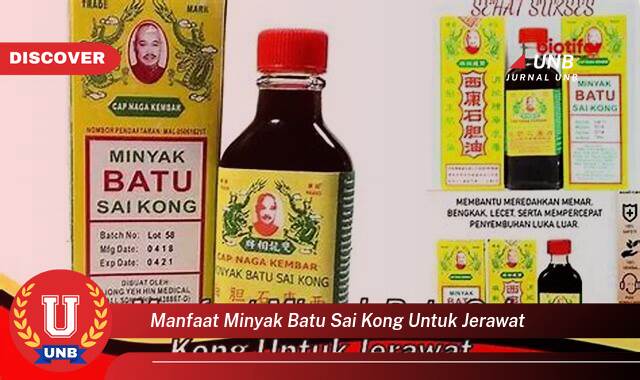 10 Manfaat Minyak Batu Sai Kong untuk Jerawat yang Wajib Kamu Intip