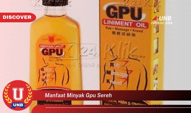 Temukan 9 Manfaat Minyak GPU Sereh untuk Kesehatan dan Kecantikan Anda