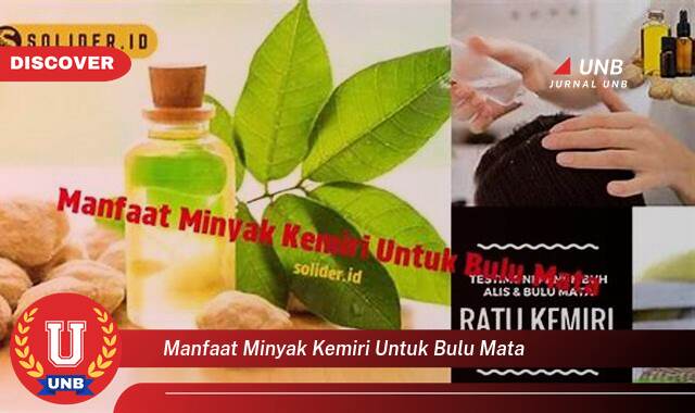 Inilah 9 Manfaat manfaat minyak kemiri untuk bulu mata yang tidak Semua Orang Tau