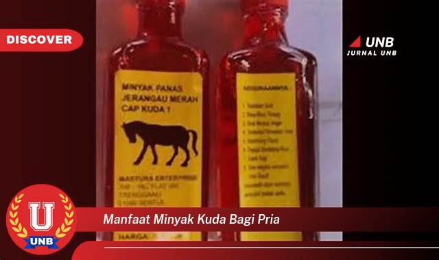 Ketahui 8 Manfaat manfaat minyak kuda bagi pria yang Wajib Kamu Intip