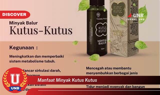 Temukan 10 Manfaat Minyak Kutus Kutus yang Luar Biasa untuk Kesehatan Anda Temukan 10 Manfaat Minyak Kutus Kutus yang Luar Biasa untuk Kesehatan Anda
