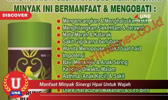 Temukan 9 Manfaat Minyak Sinergi HPAI untuk Wajah, Kulit Cerah dan Sehat Alami