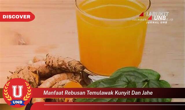 Temukan 8 Manfaat Rebusan Temulawak, Kunyit, dan Jahe untuk Kesehatan Tubuh Anda