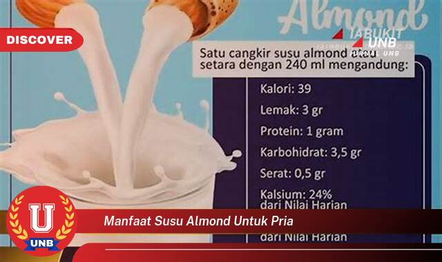 Temukan 9 Manfaat manfaat susu almond untuk pria yang Jarang Diketahui