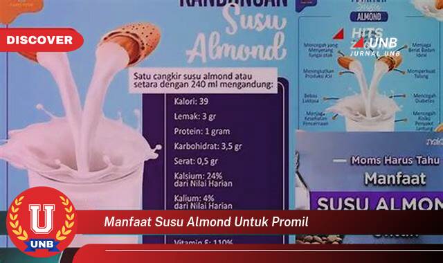 Inilah 8 Manfaat manfaat susu almond untuk promil yang Wajib Kamu Intip
