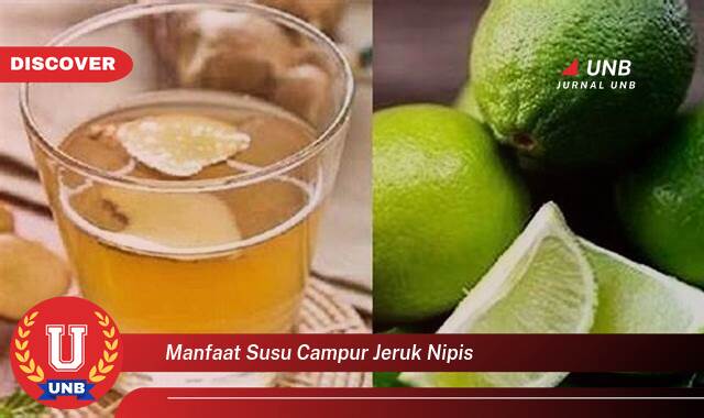 10 Manfaat manfaat susu campur jeruk nipis yang Wajib Kamu Intip