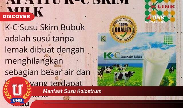 Inilah 10 Manfaat Susu Kolostrum yang Tak Semua Orang Tahu