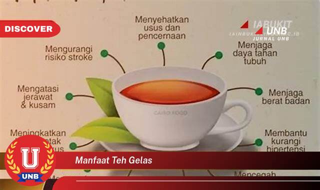 9 Manfaat manfaat teh gelas yang tidak Semua Orang Tau