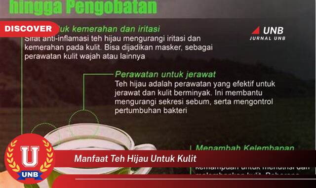 Temukan 10 Manfaat manfaat teh hijau untuk kulit yang Wajib Kamu Intip