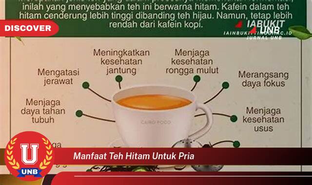 Temukan 10 Manfaat Teh Hitam untuk Pria, Kesehatan Prima dan Vitalitas Maksimal