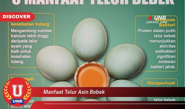 Temukan 10 Manfaat Telur Asin Bebek untuk Kesehatan Tubuh Anda