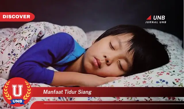 manfaat tidur siang