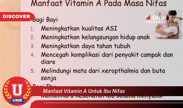 Inilah 9 Manfaat Vitamin A untuk Ibu Nifas yang Jarang Diketahui