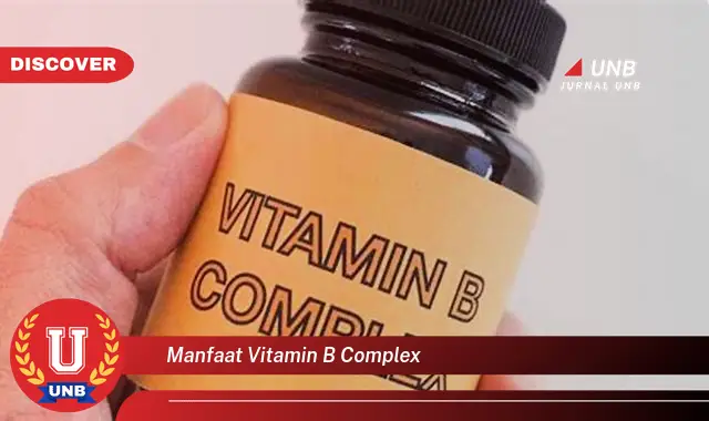 manfaat vitamin b complex