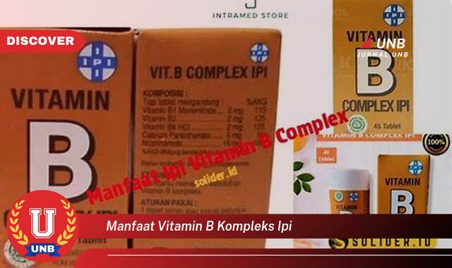 Temukan 8 Manfaat Vitamin B Kompleks IPI untuk Kesehatan Tubuh Anda Secara Keseluruhan